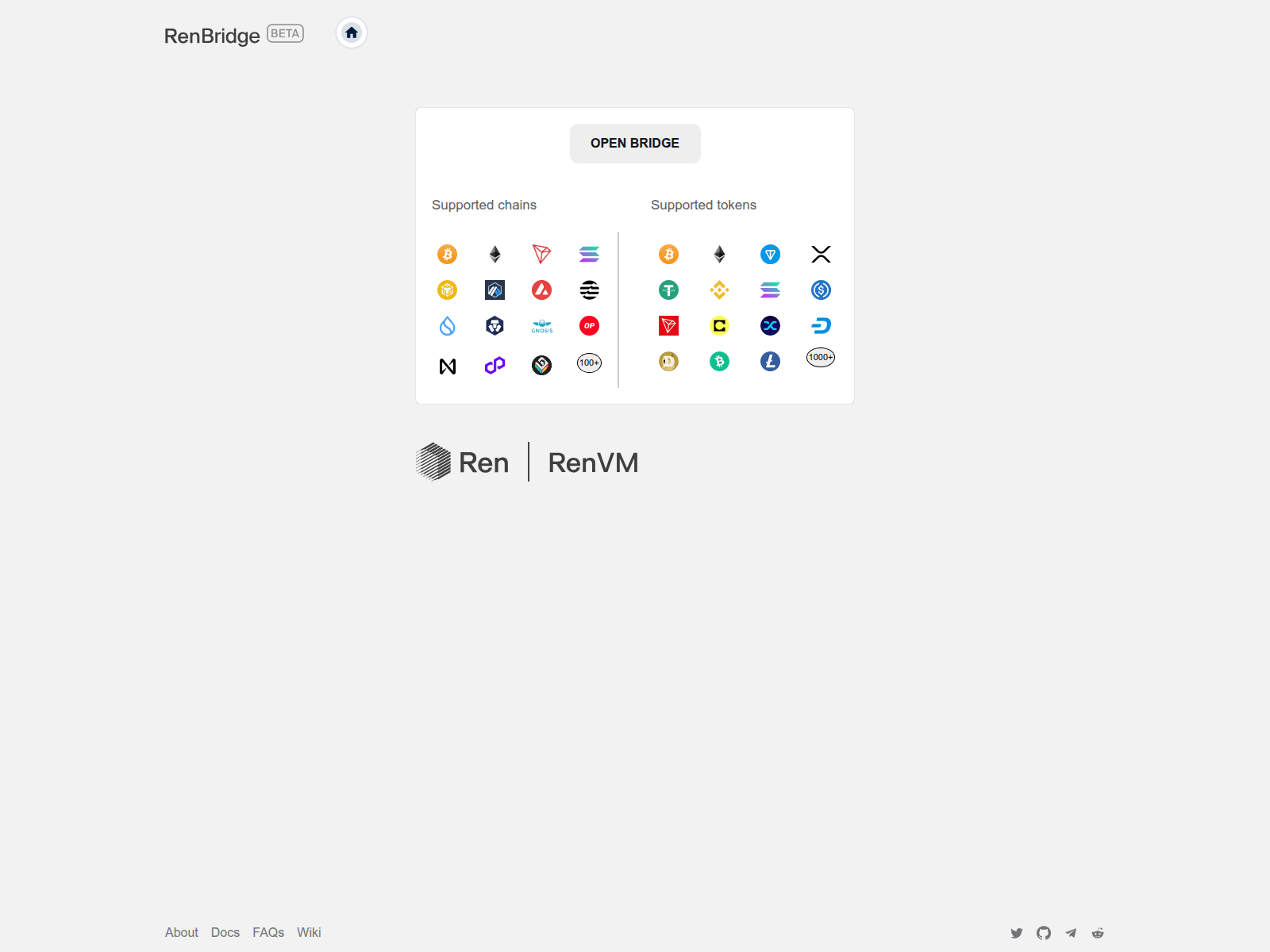 Screenshot of renbridge.io