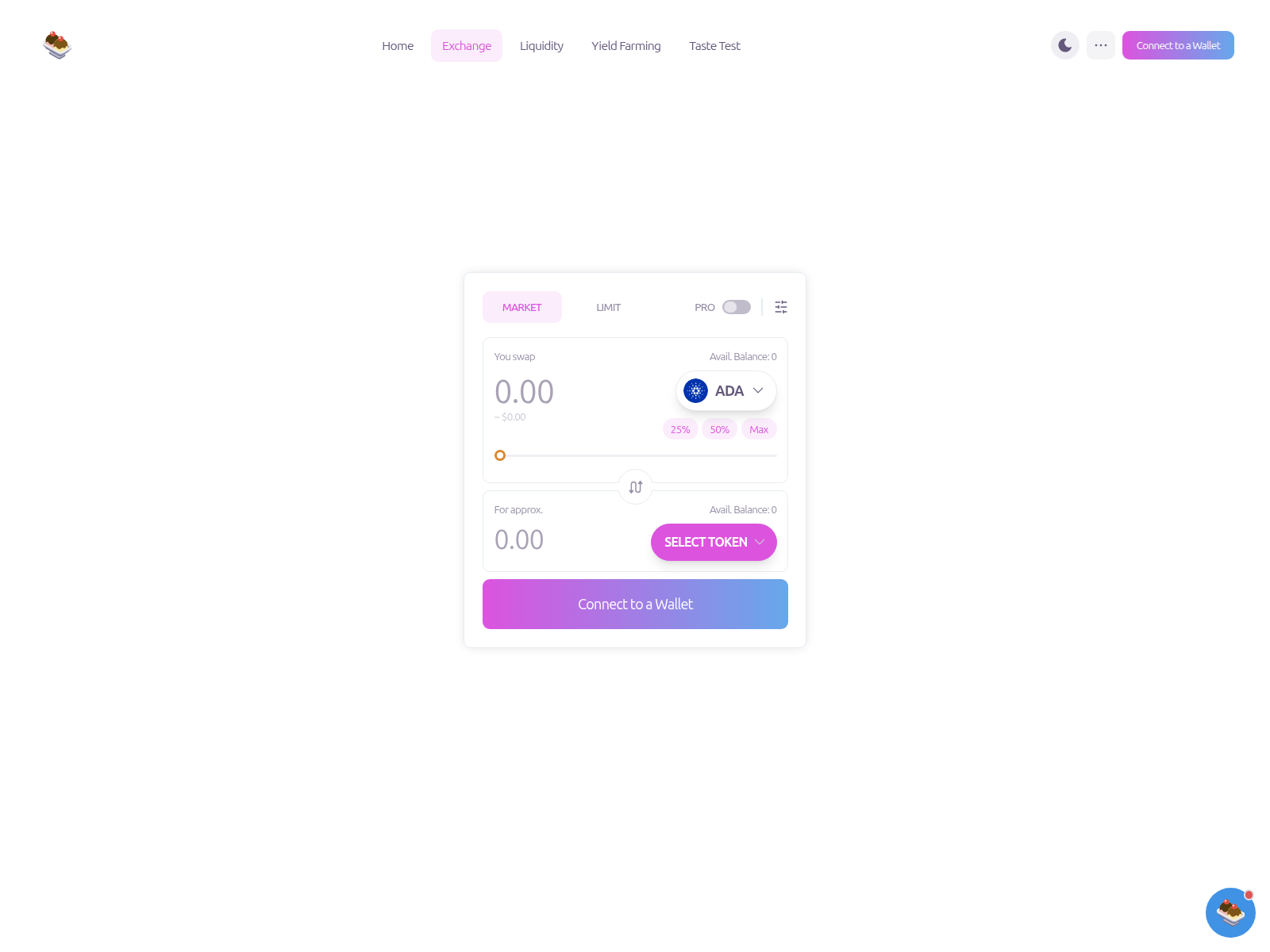 Screenshot of sundaeswap.org
