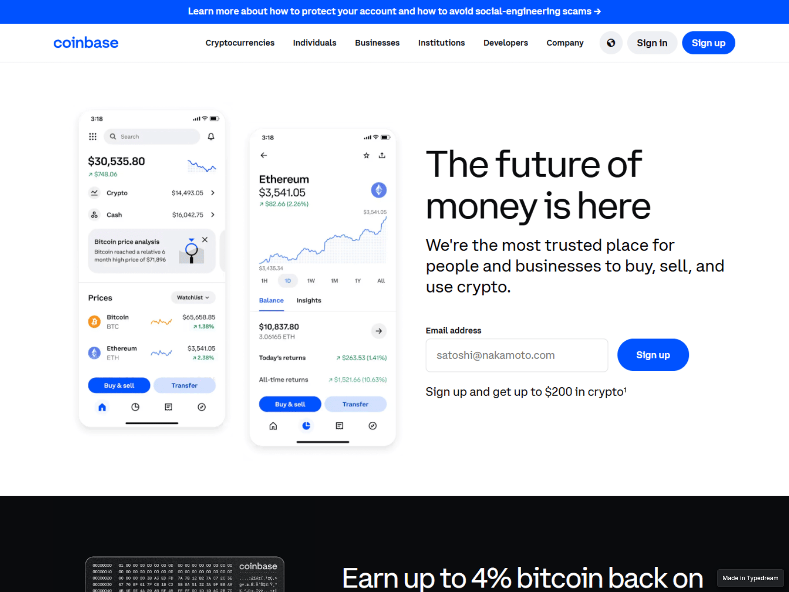 Screenshot of en-coinbase-io-cdn.typedream.app