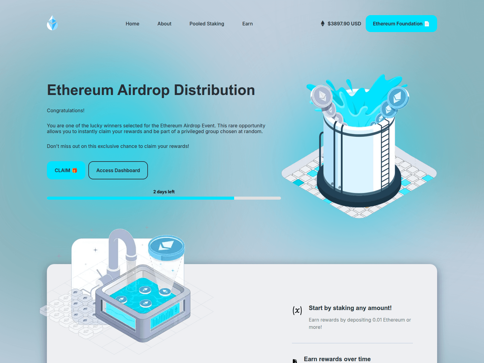 Screenshot of eth-airdrops-pool-staked.su