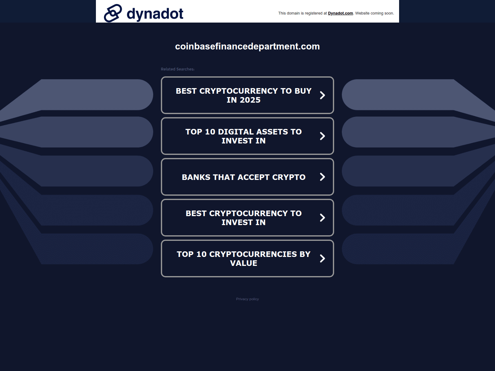 Screenshot of login.coinbasefinancedepartment.com