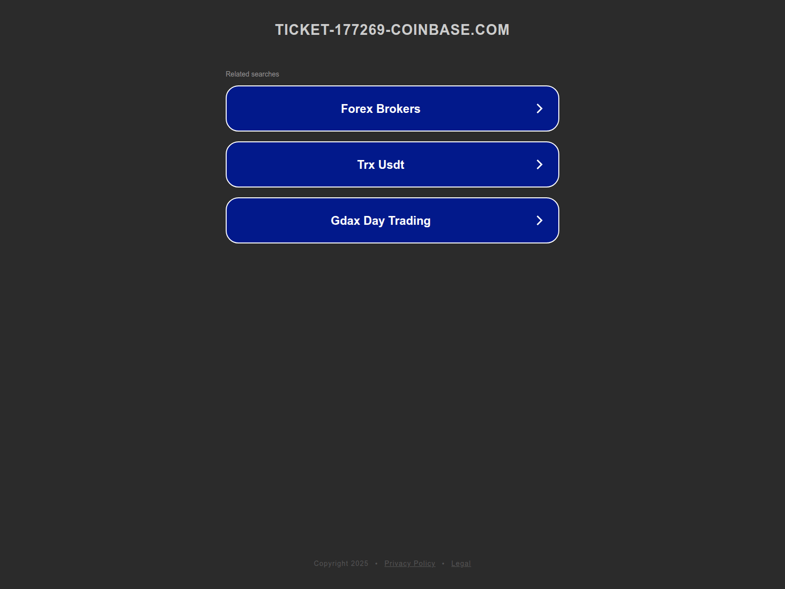 Screenshot of ww25.ticket-177269-coinbase.com
