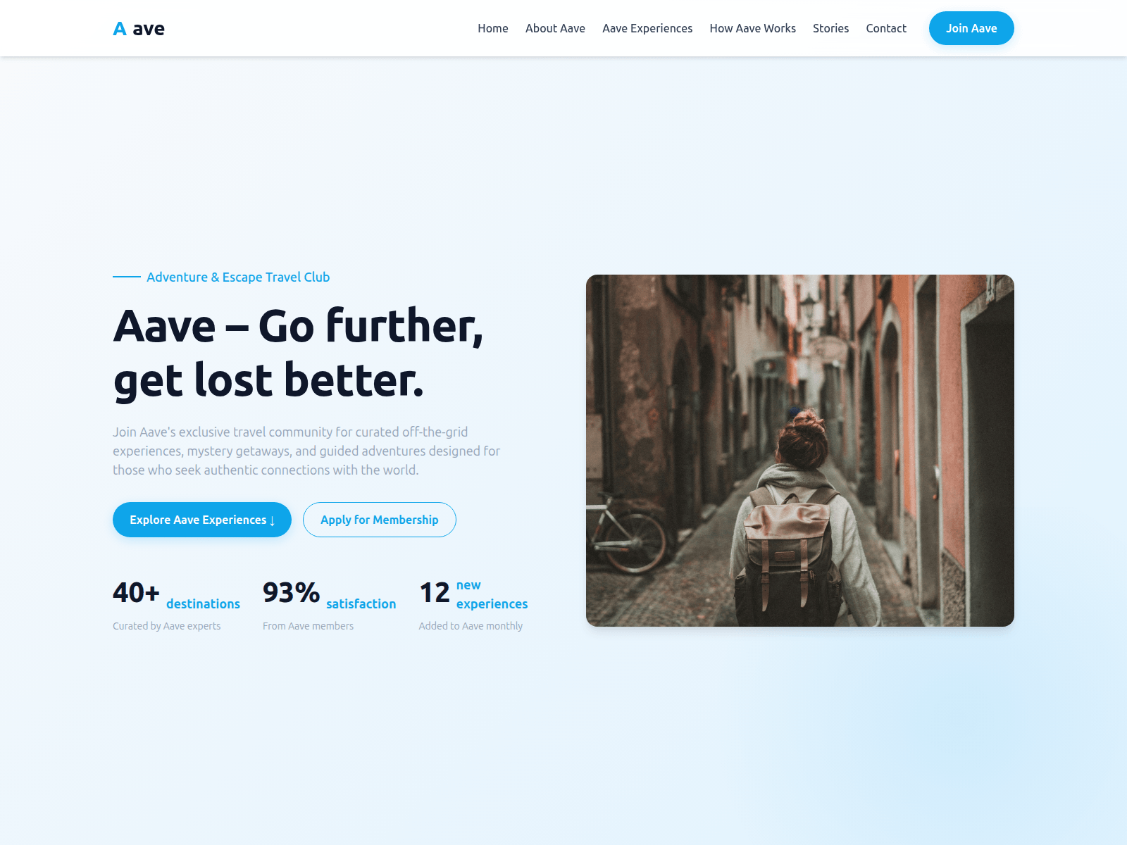Screenshot of aavu.eu.com