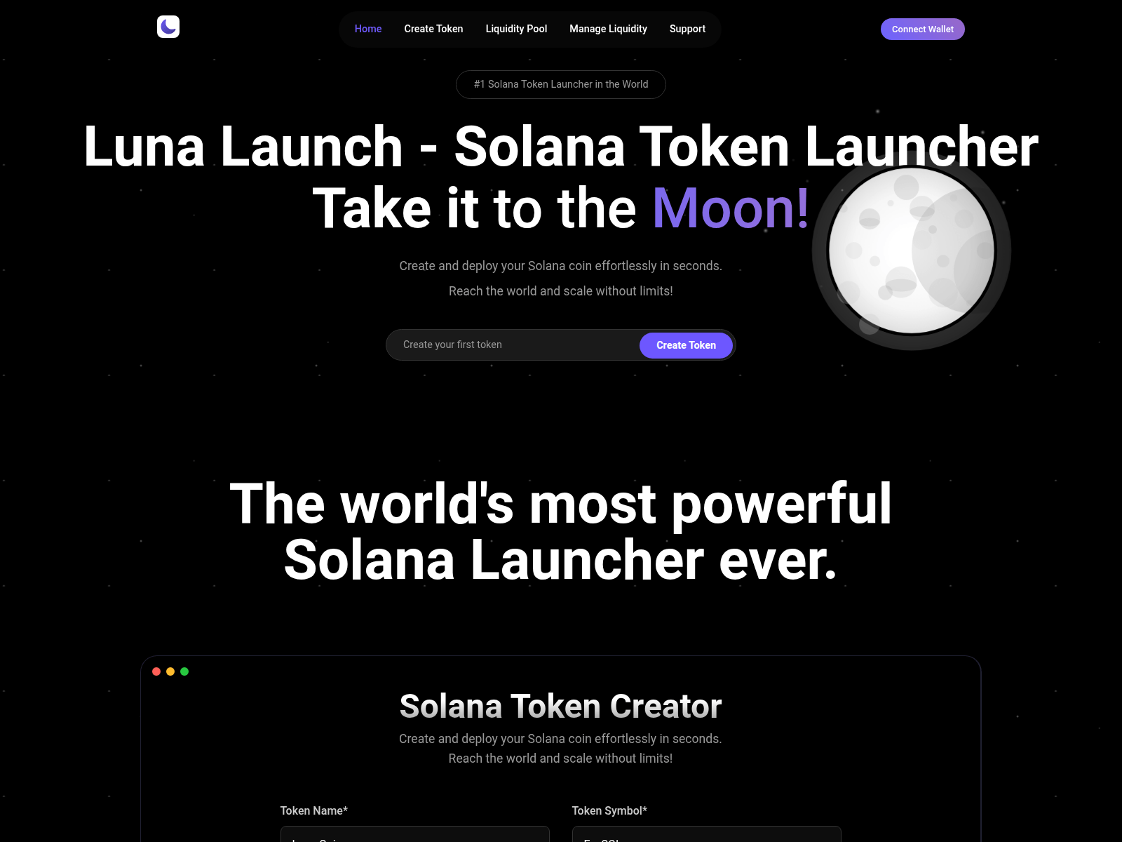 Screenshot of mintsolcoins.com