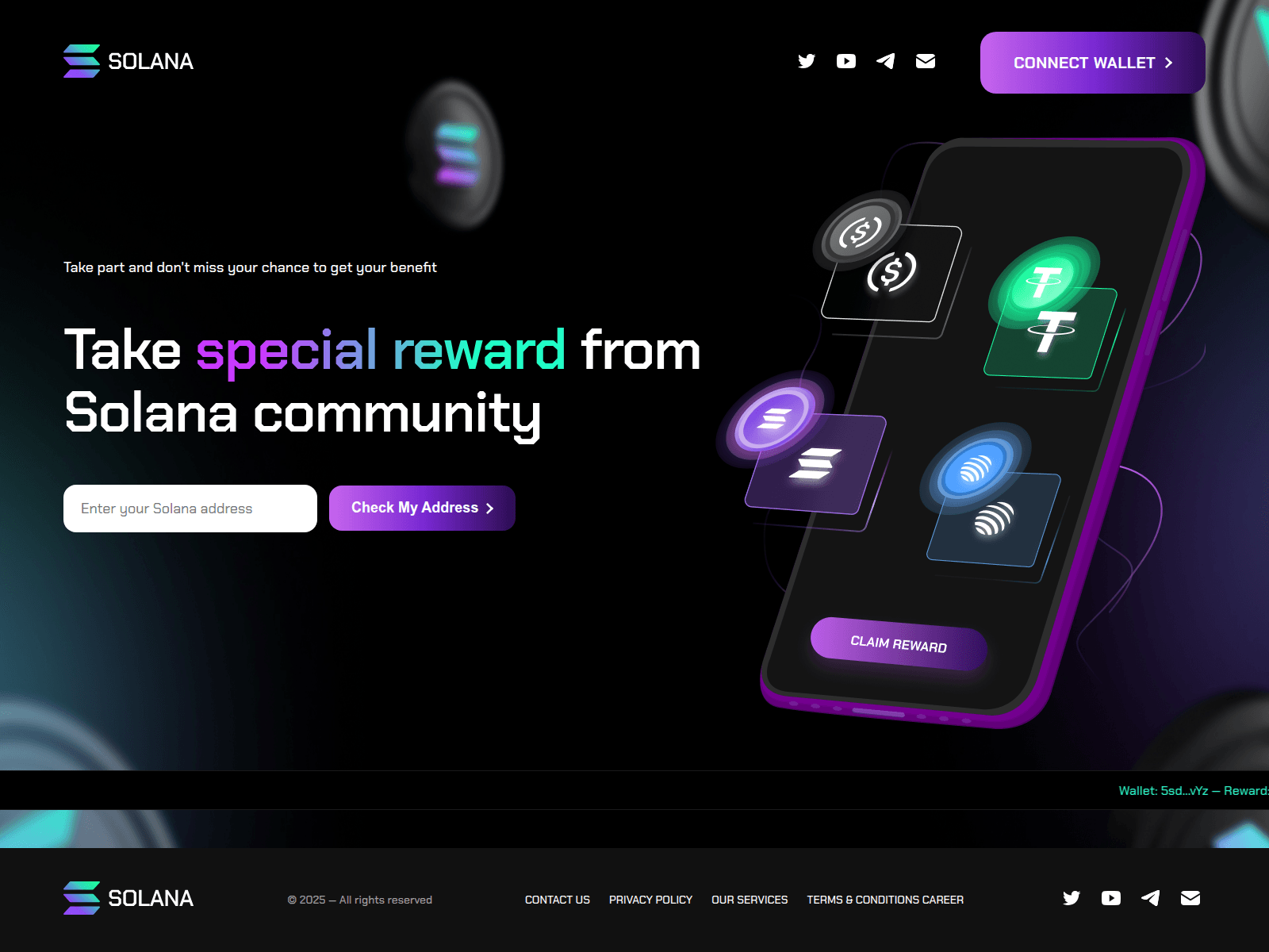 Screenshot of solsportal.xyz