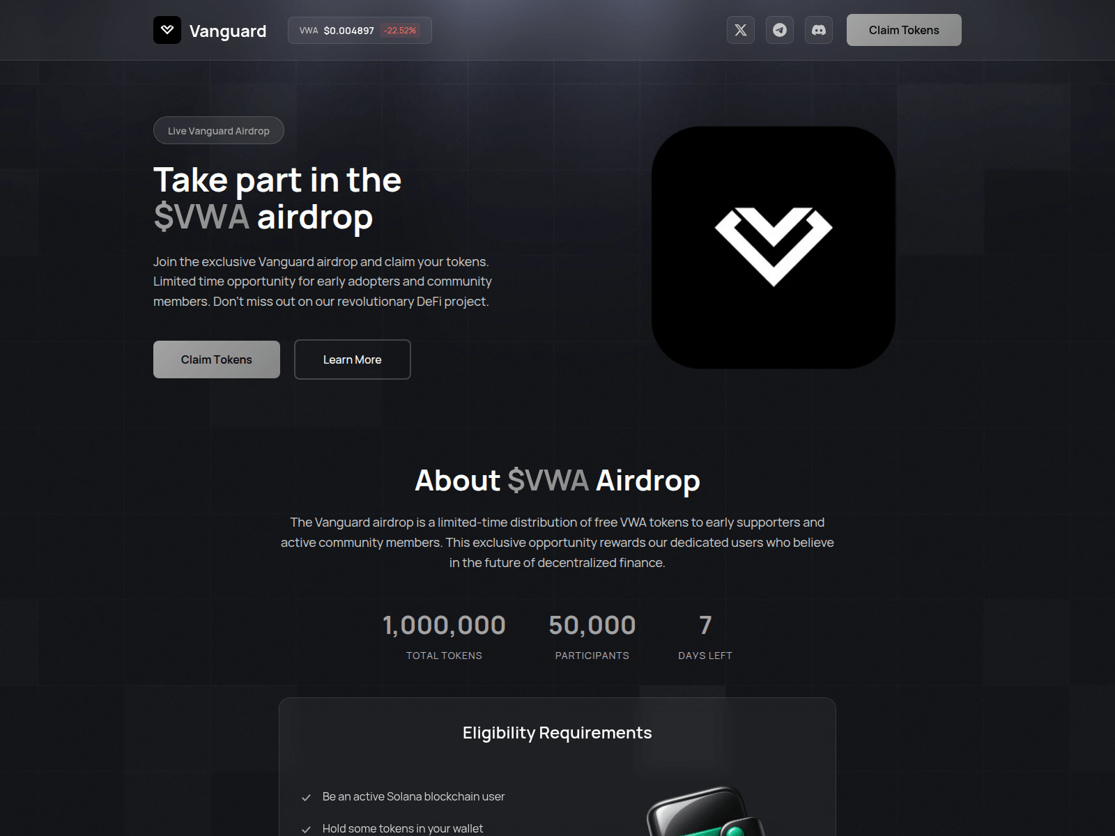 Screenshot of vwa.eligibile.cc