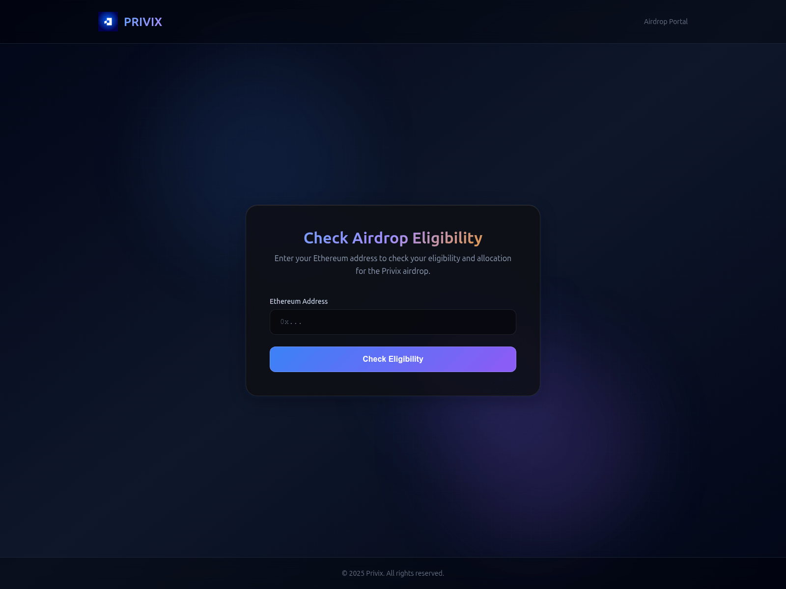 Screenshot of privix-airdrop.xyz