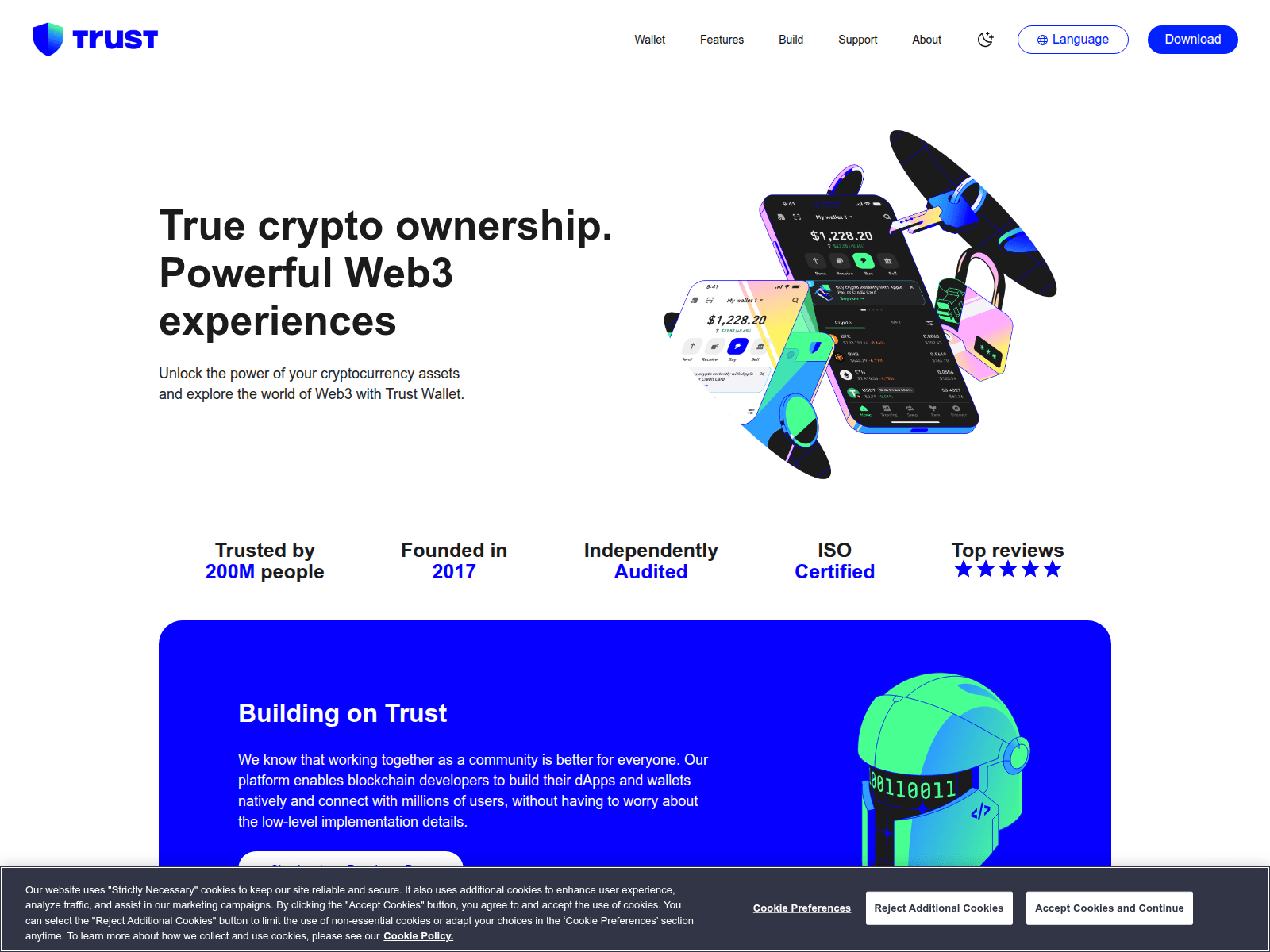 Screenshot of trust-walet.app