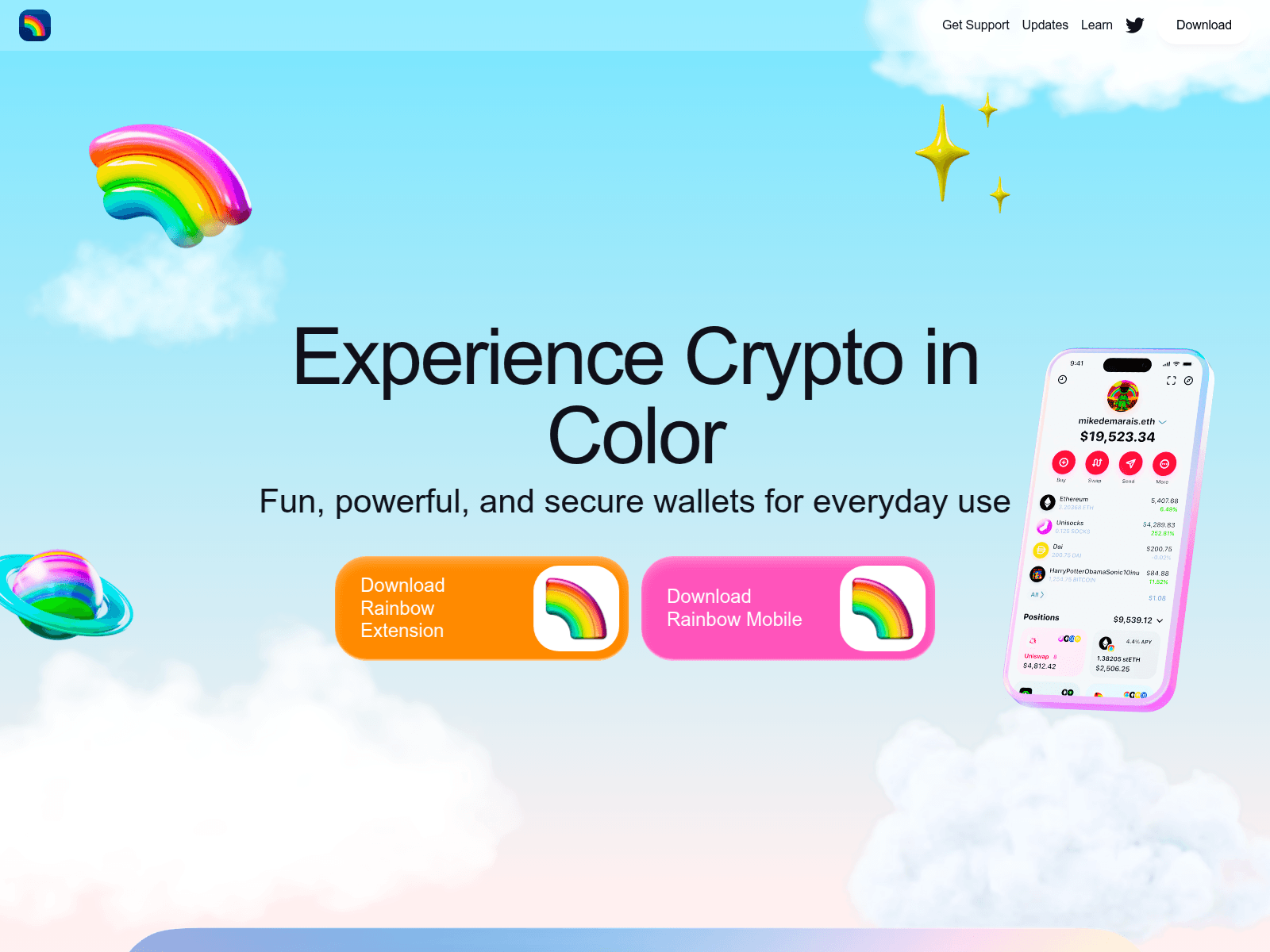 Screenshot of wallet-extension.com