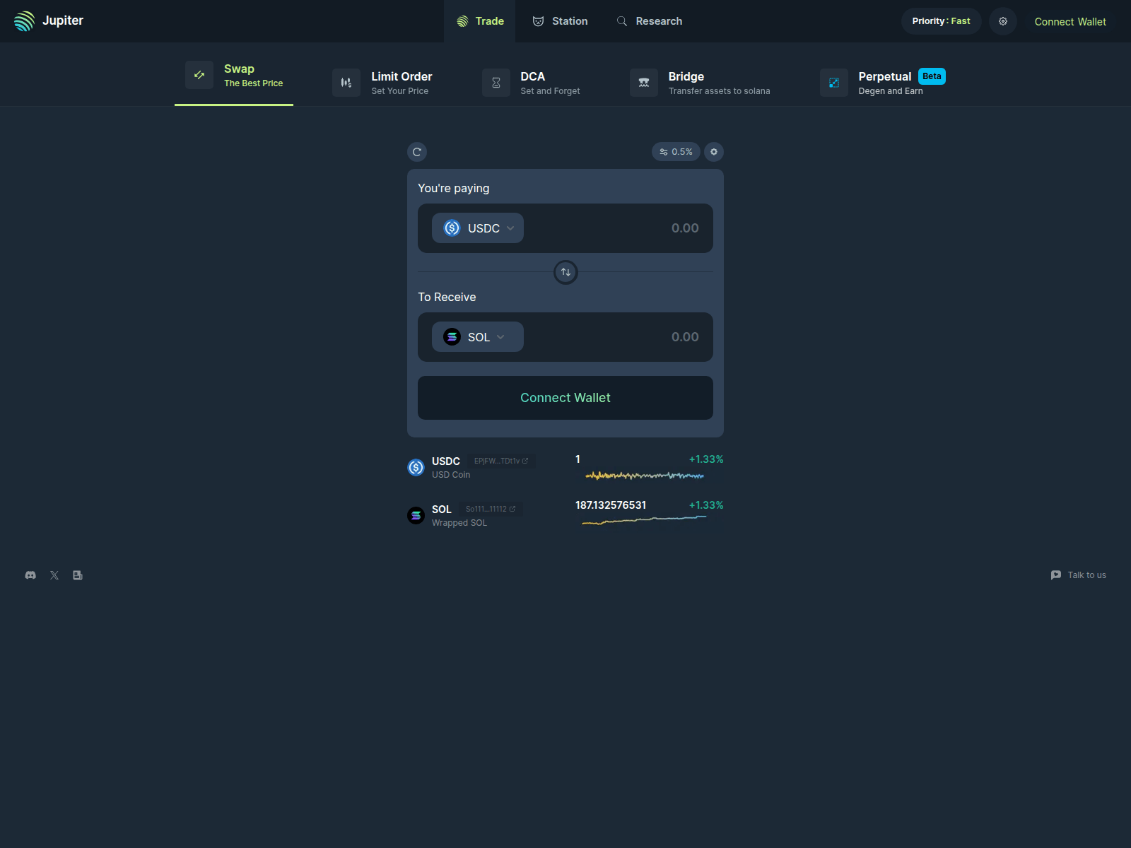 Screenshot of test-jup.vercel.app