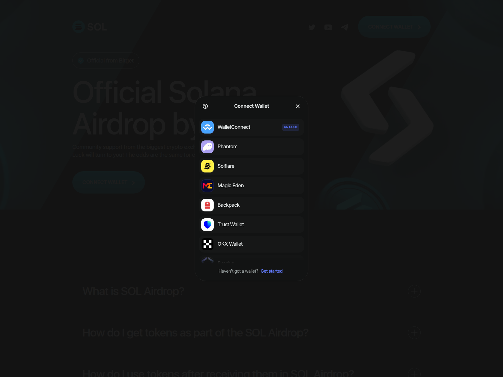 Screenshot of solxbet.com
