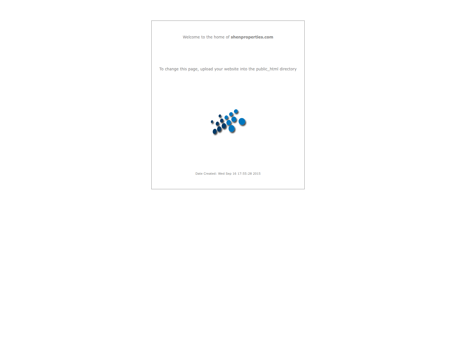 Screenshot of shenproperties.com