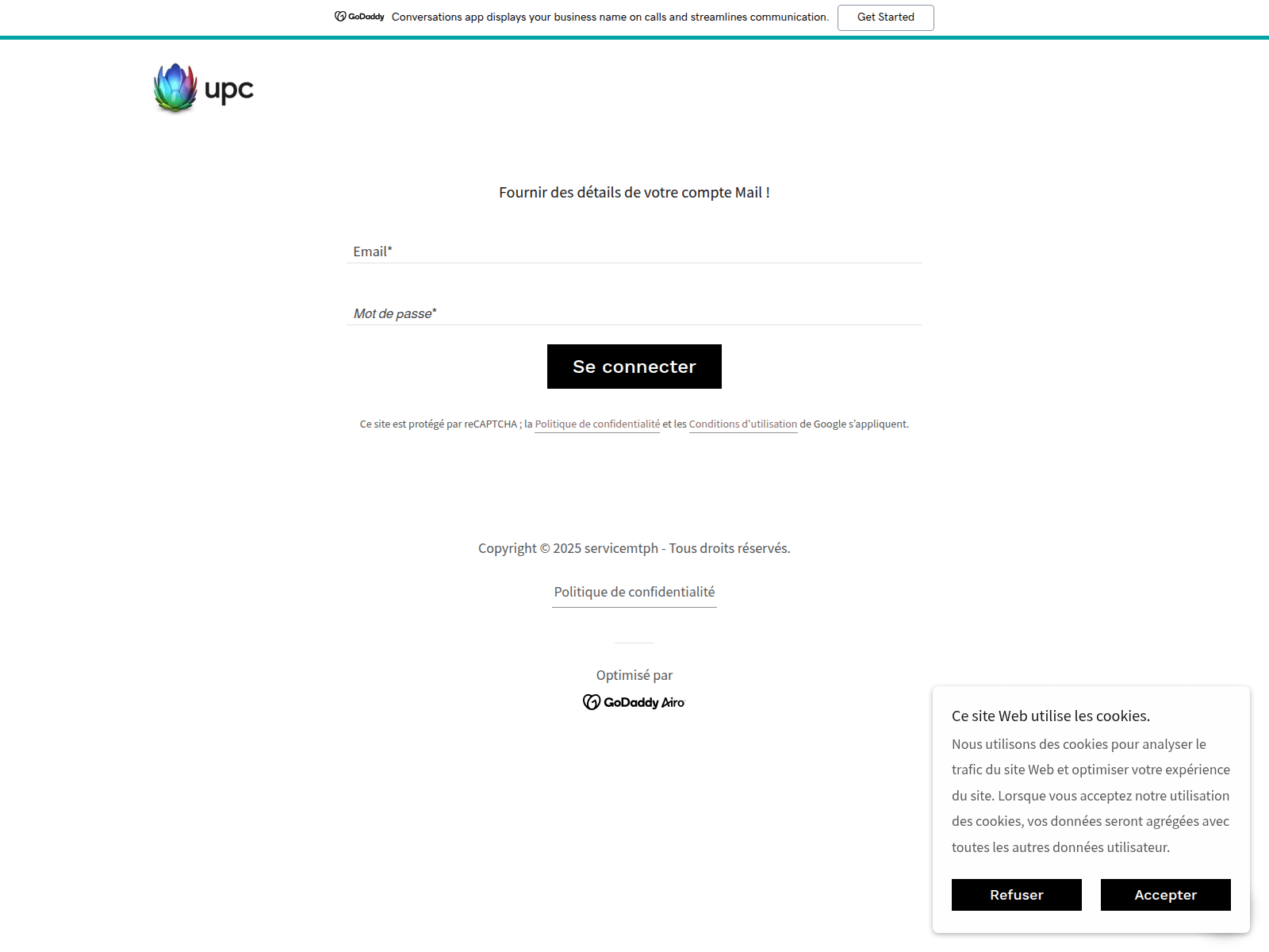 Screenshot of site-ndpyxzan9.godaddysites.com