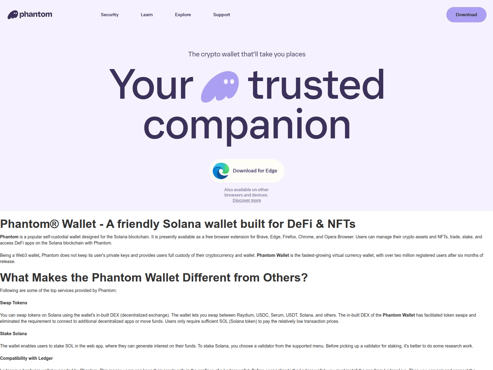 Screenshot of waluetxpohantom.webflow.io