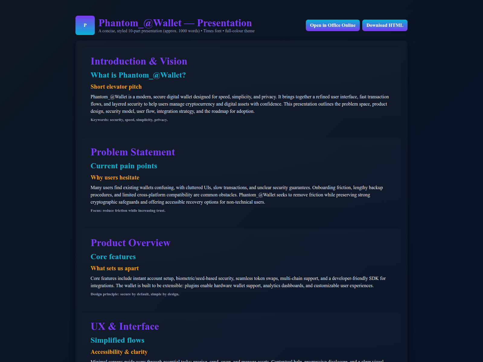 Screenshot of phantam-swallet.pages.dev