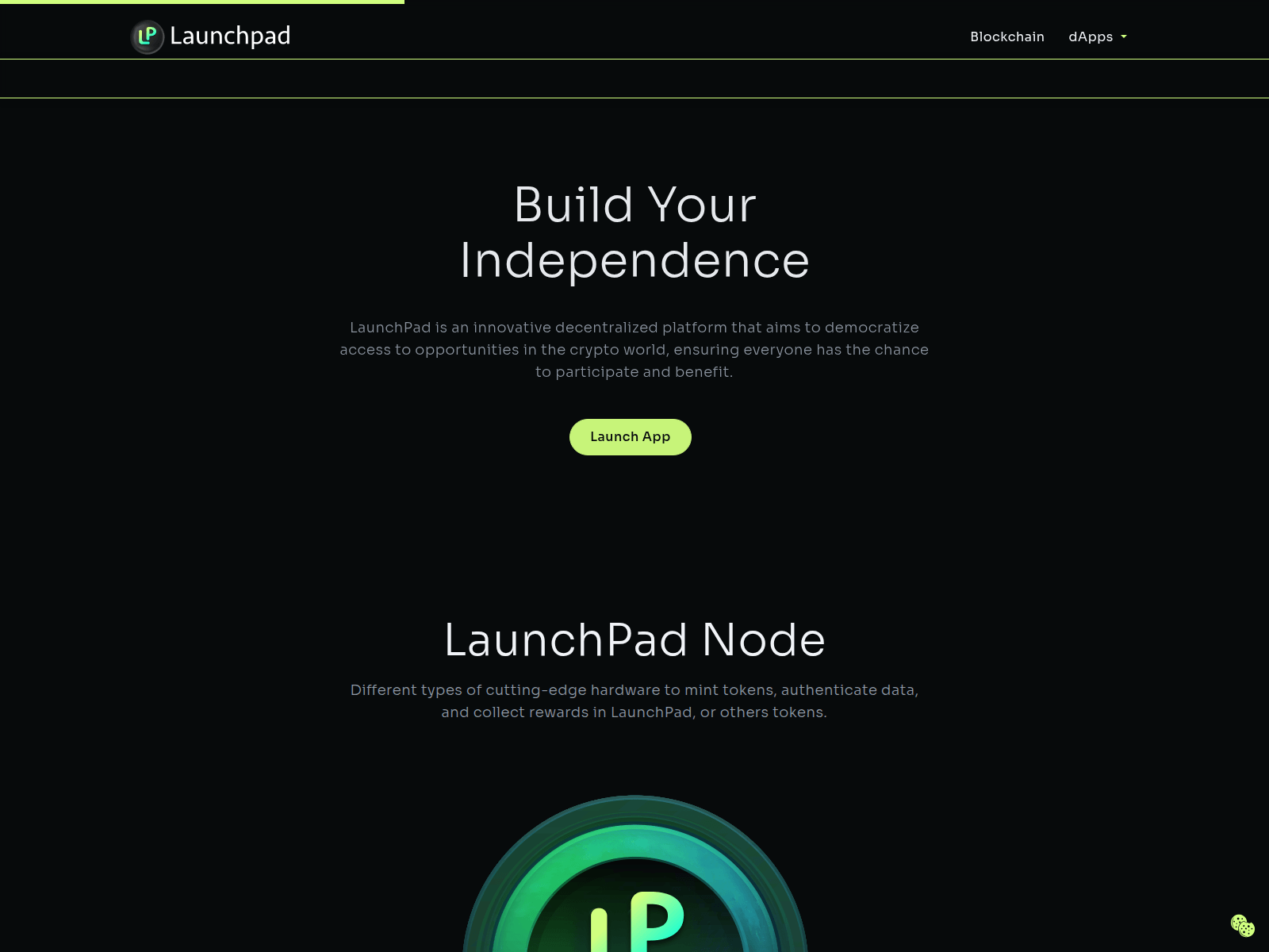 Screenshot of launchpaddapp.netlify.app