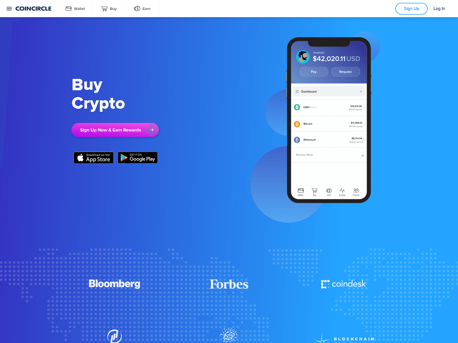Screenshot of wildcard.coincircle.info