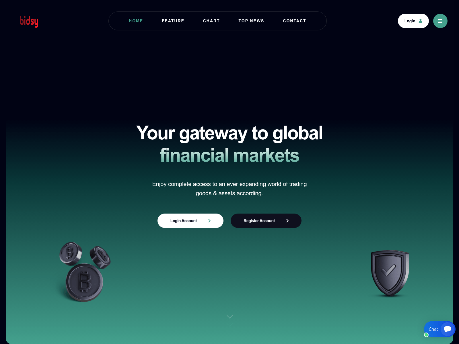 Screenshot of bidsy.biz