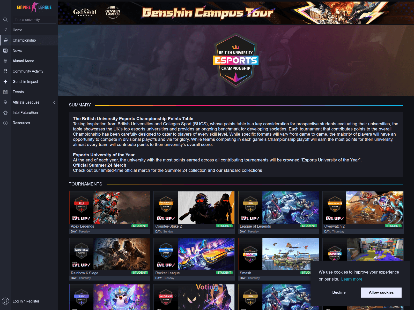 Screenshot of dash.sky-frag.cc