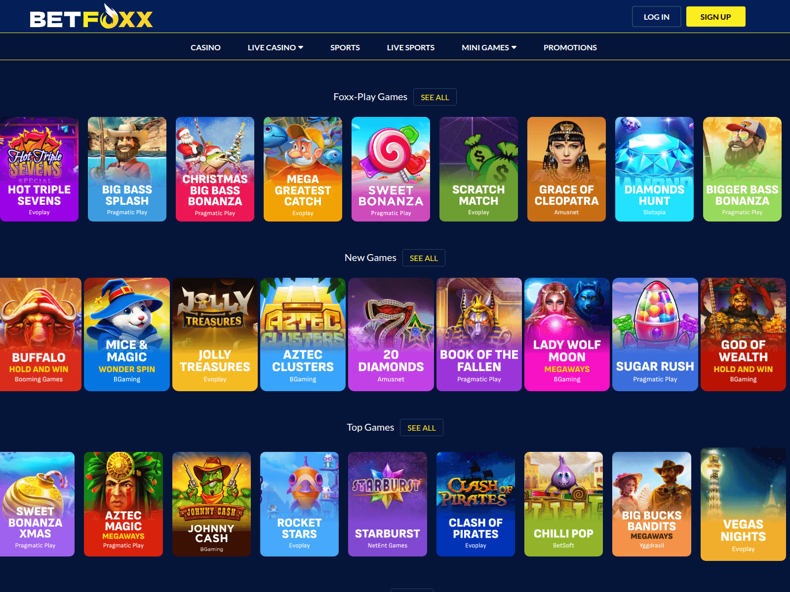 Screenshot of neonstake.com