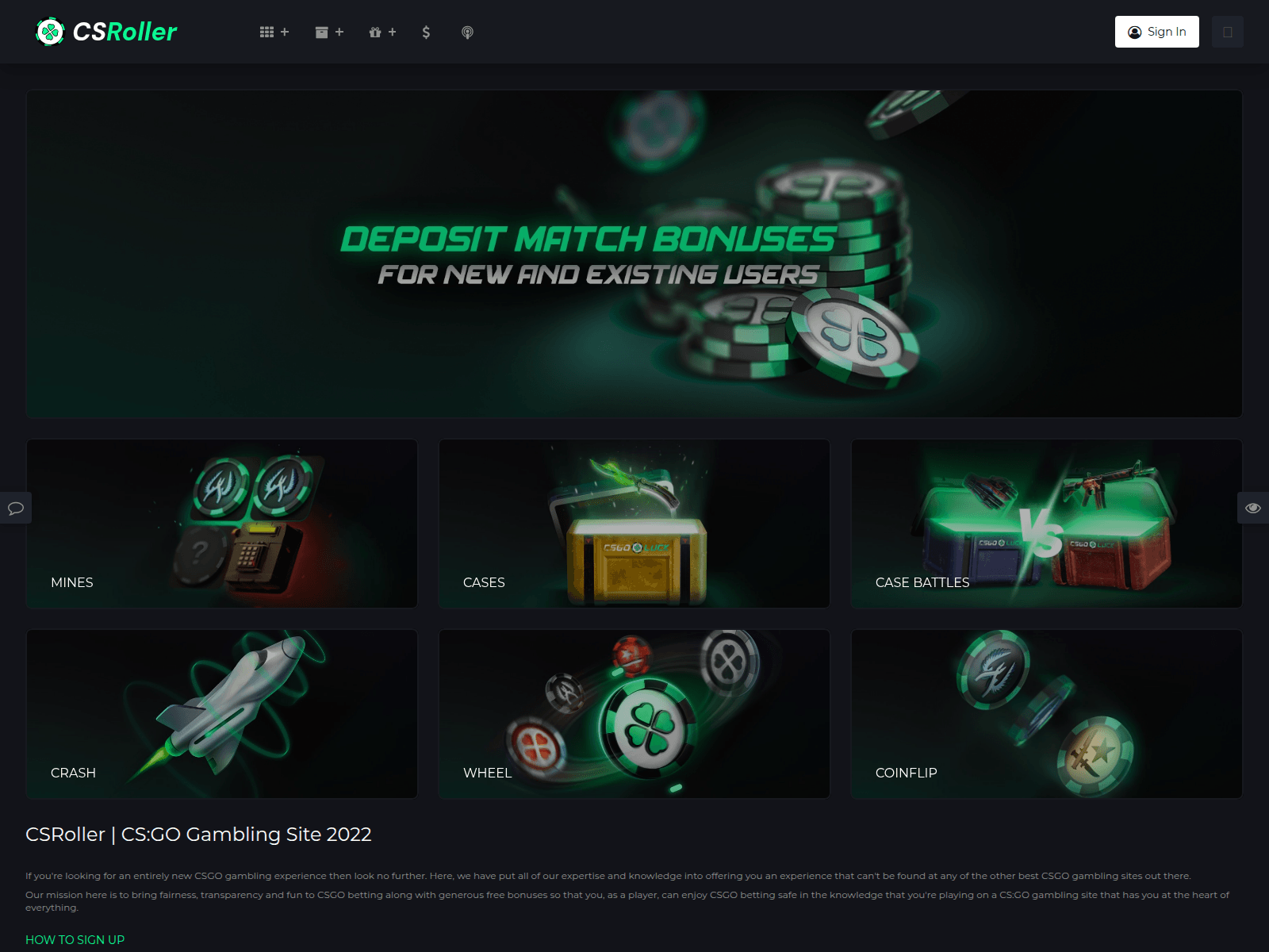 Screenshot of csroller.com