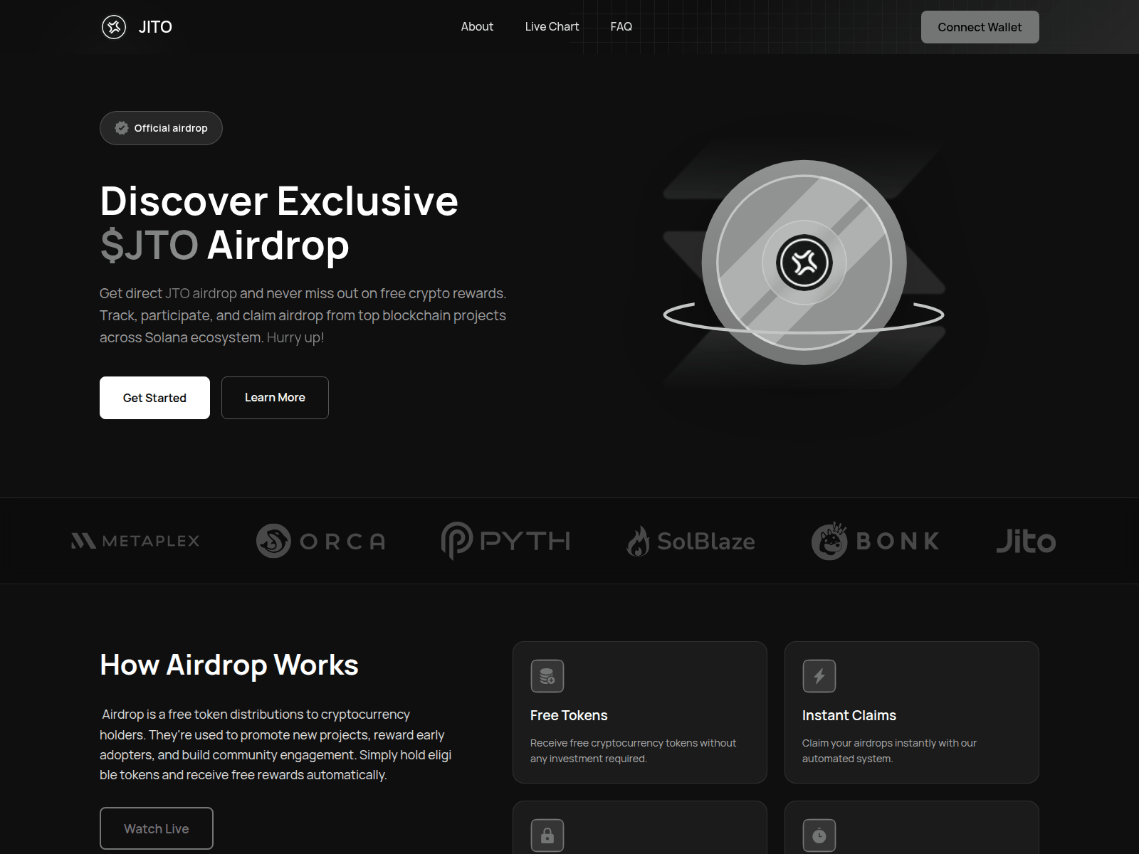 Screenshot of claim.jlto.link