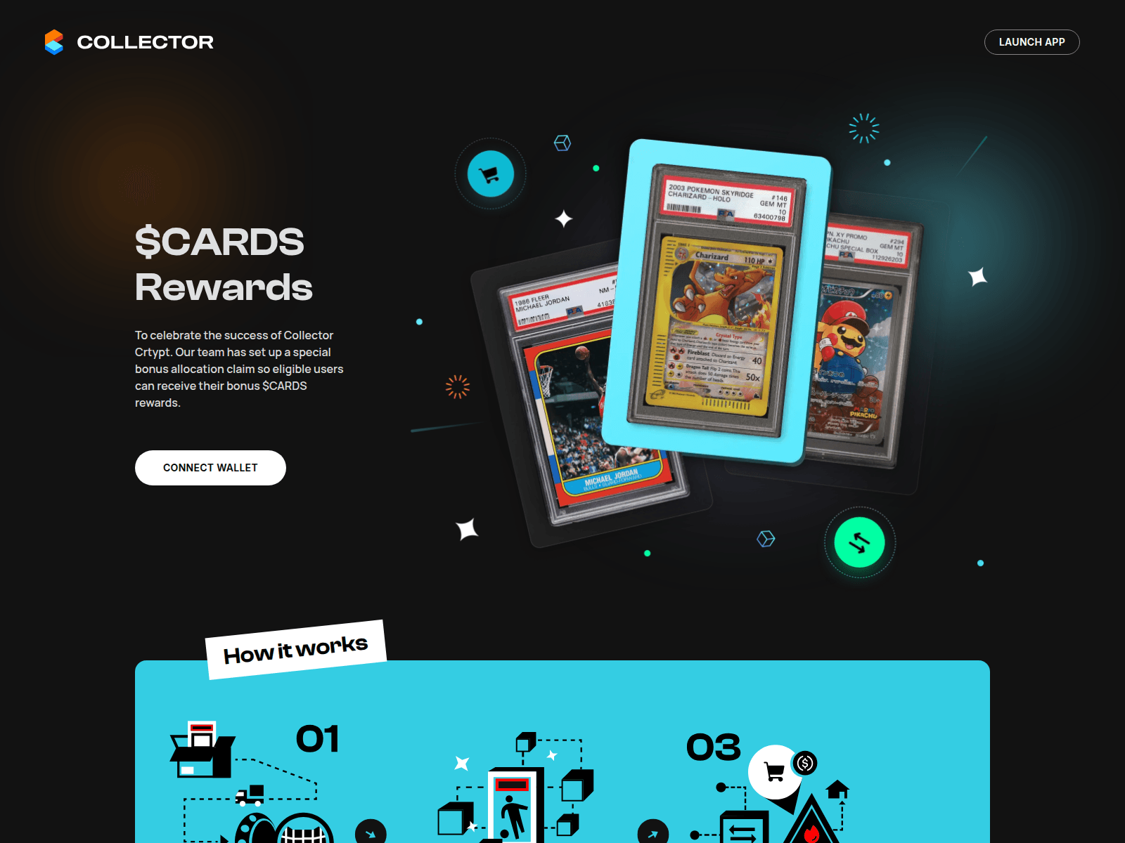 Screenshot of rewards-collectorcrypt.com