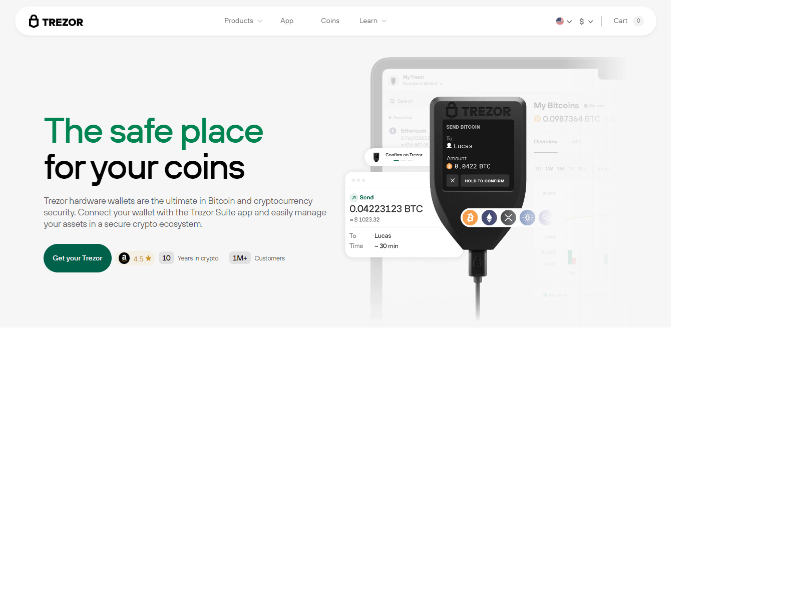 Screenshot of trozzxstowallet.webflow.io