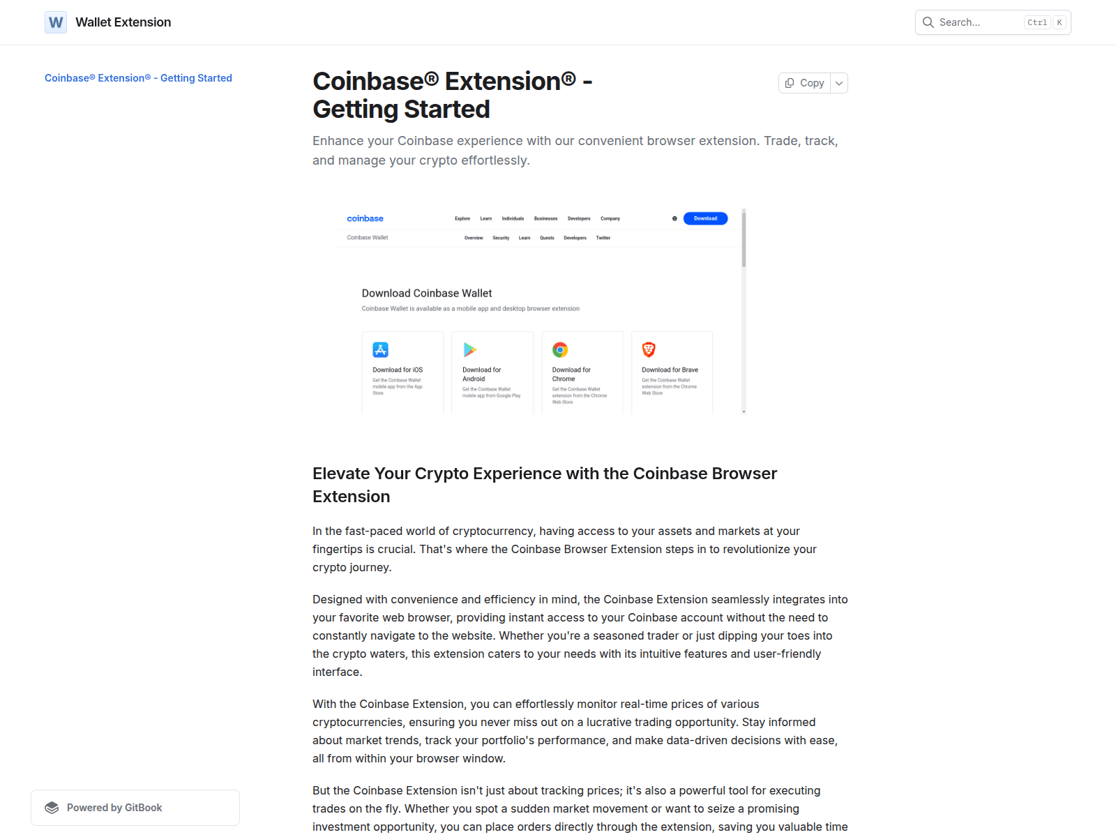 Screenshot of extcoinbs-help.gitbook.io