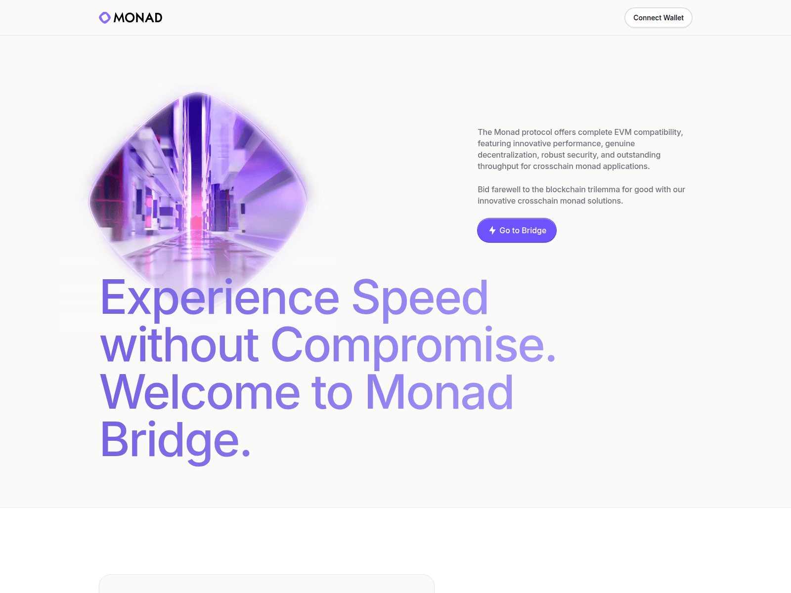 Screenshot of monbridge.xyz