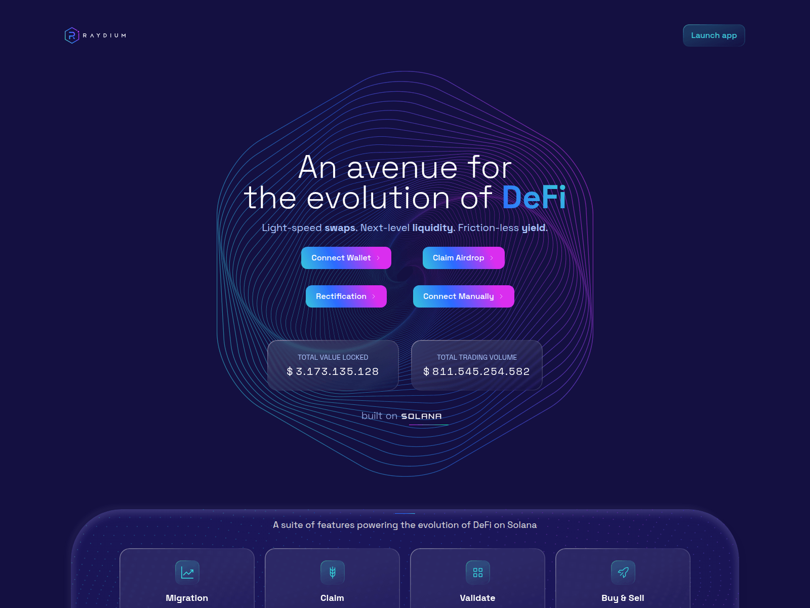 Screenshot of protocol-ray.xyz