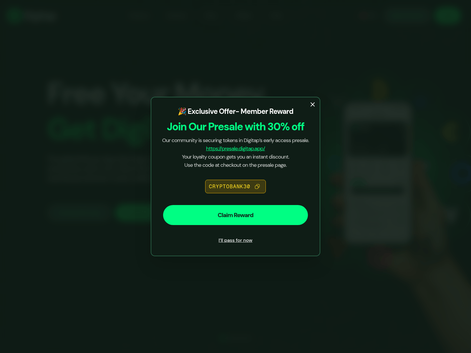 Screenshot of digitap.app