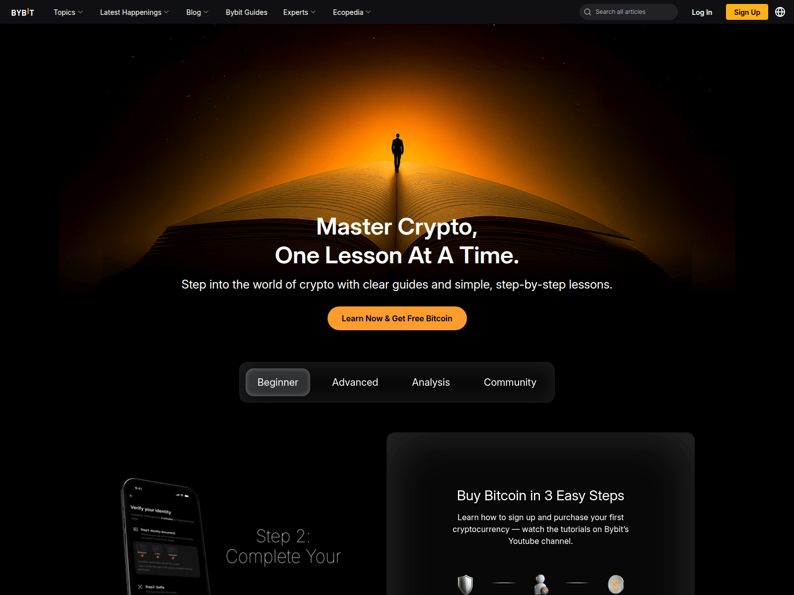 Screenshot of learn.bybitgum.com