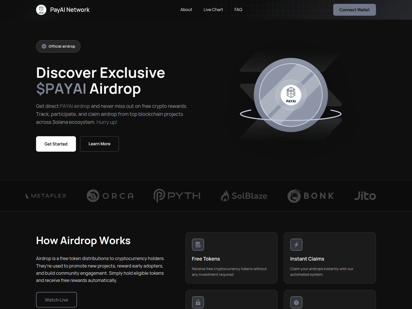 Screenshot of payai.allocation.cfd