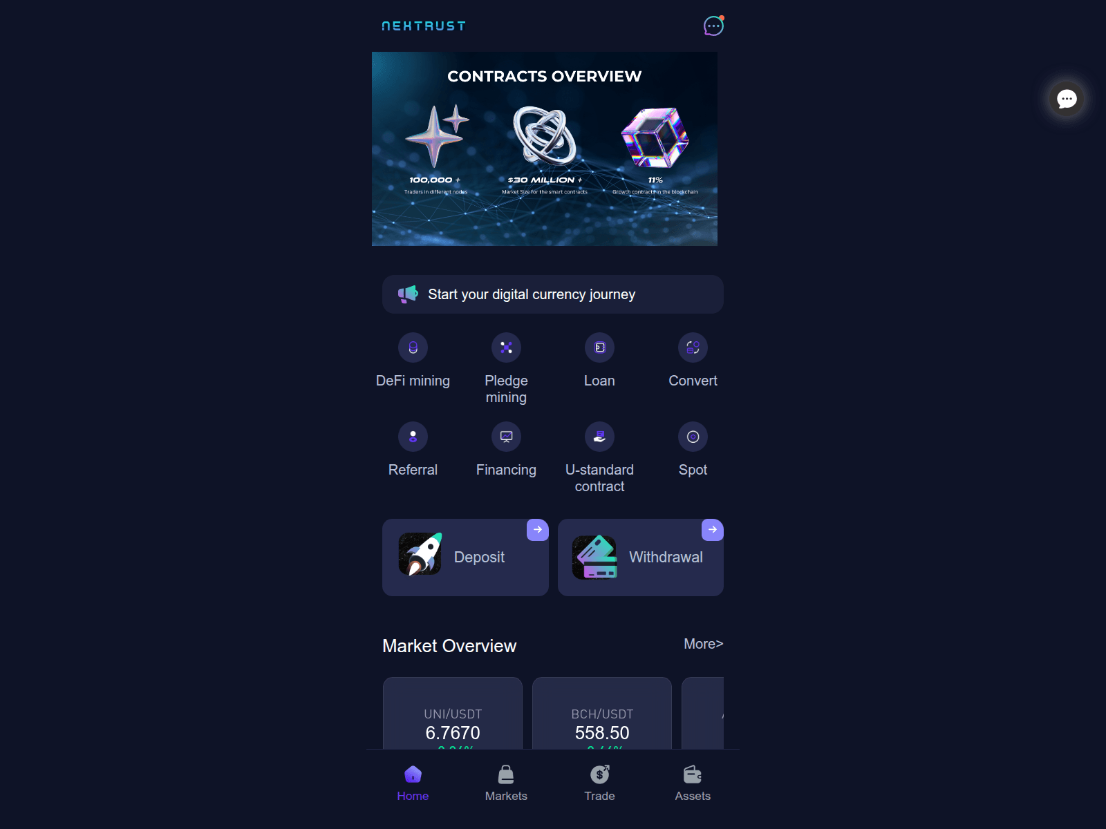 Screenshot of nextrust.me