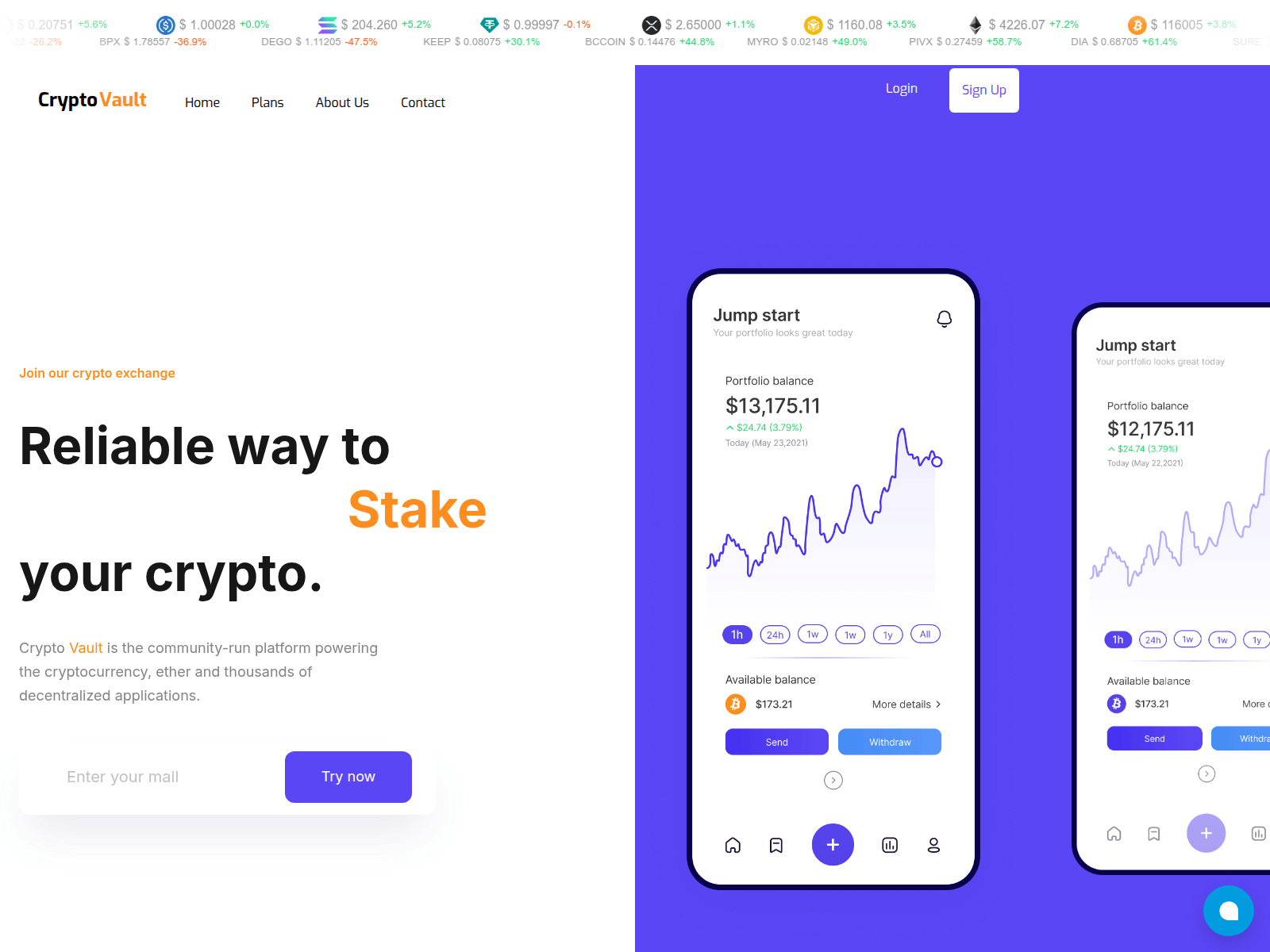 Screenshot of crypto-vault.site