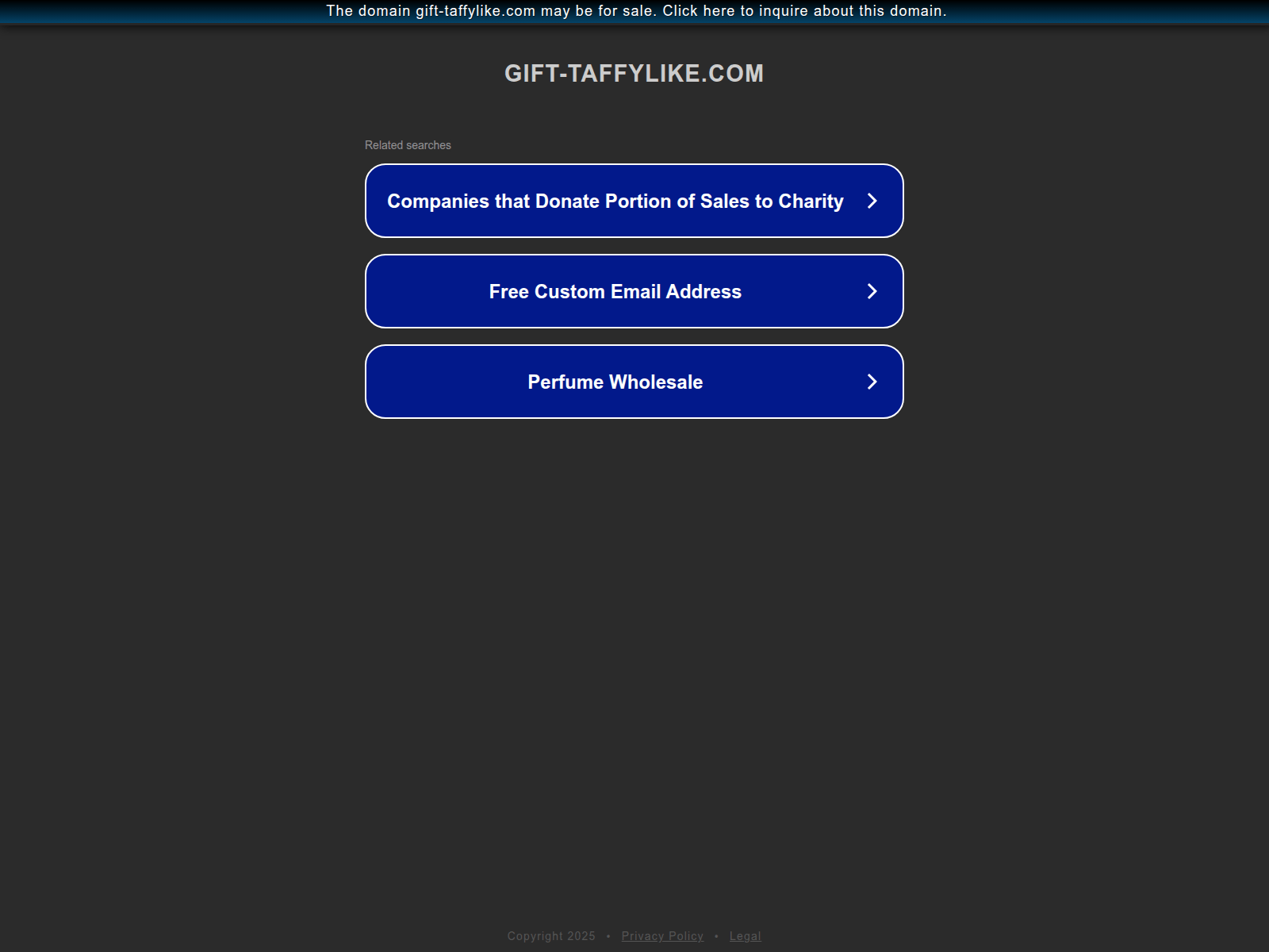 Screenshot of gift-taffylike.com