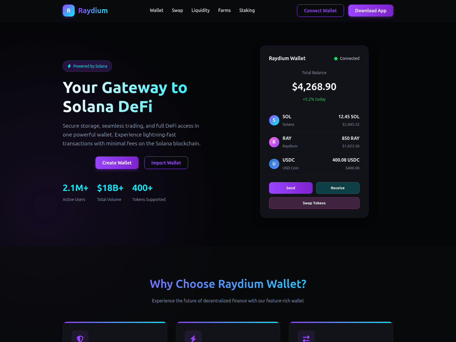 Screenshot of raydium-wallet-us-en.pages.dev