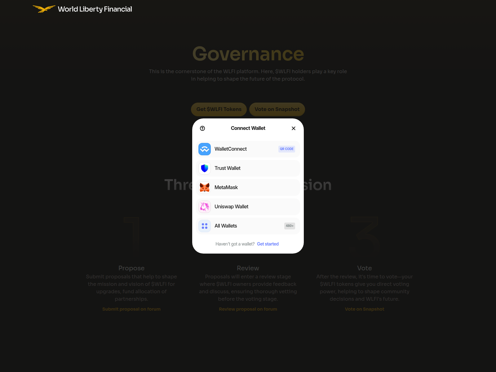 Screenshot of worldlibiertyfinance.com