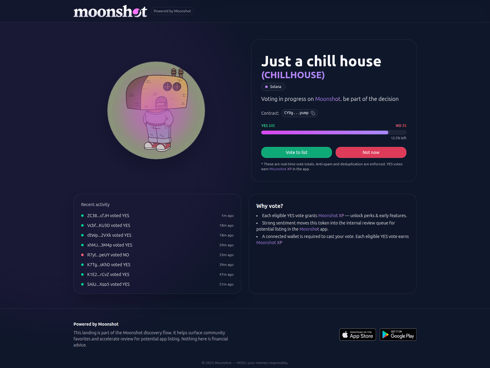 Screenshot of moonshot-leaderboard.com