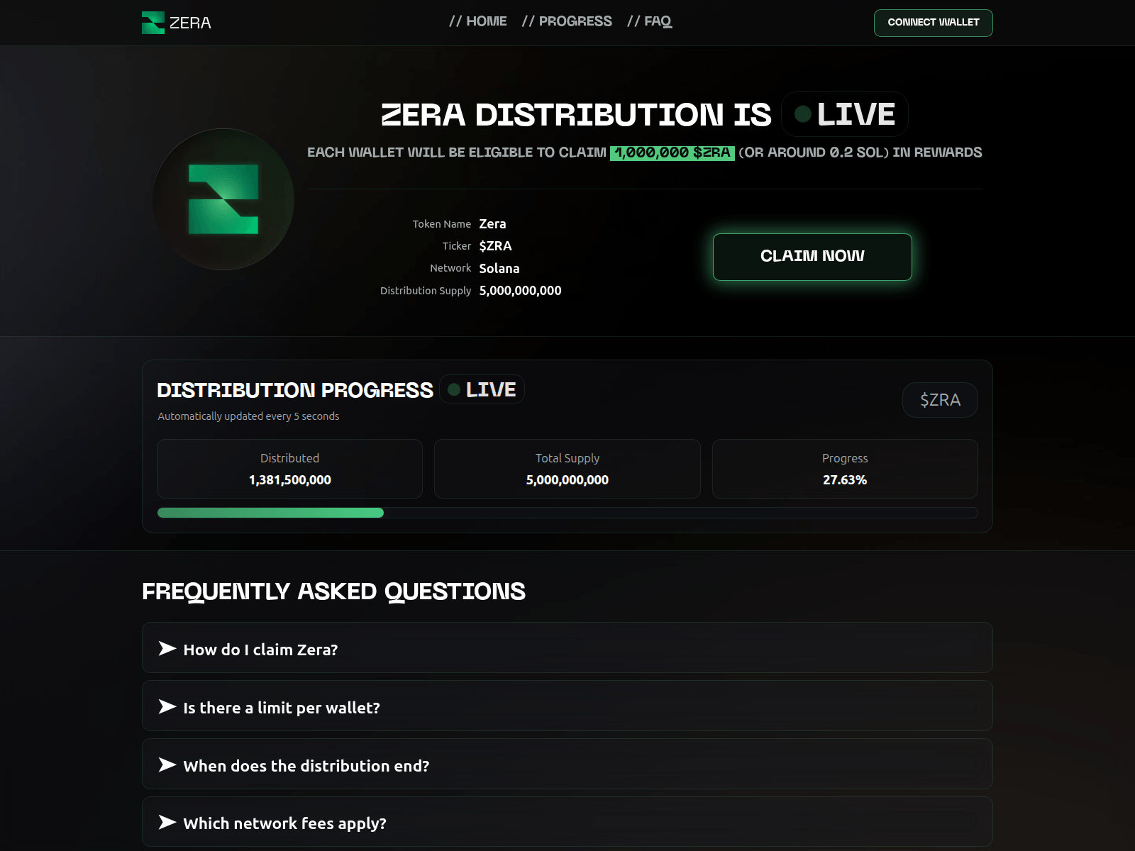 Screenshot of zeralabs.xyz