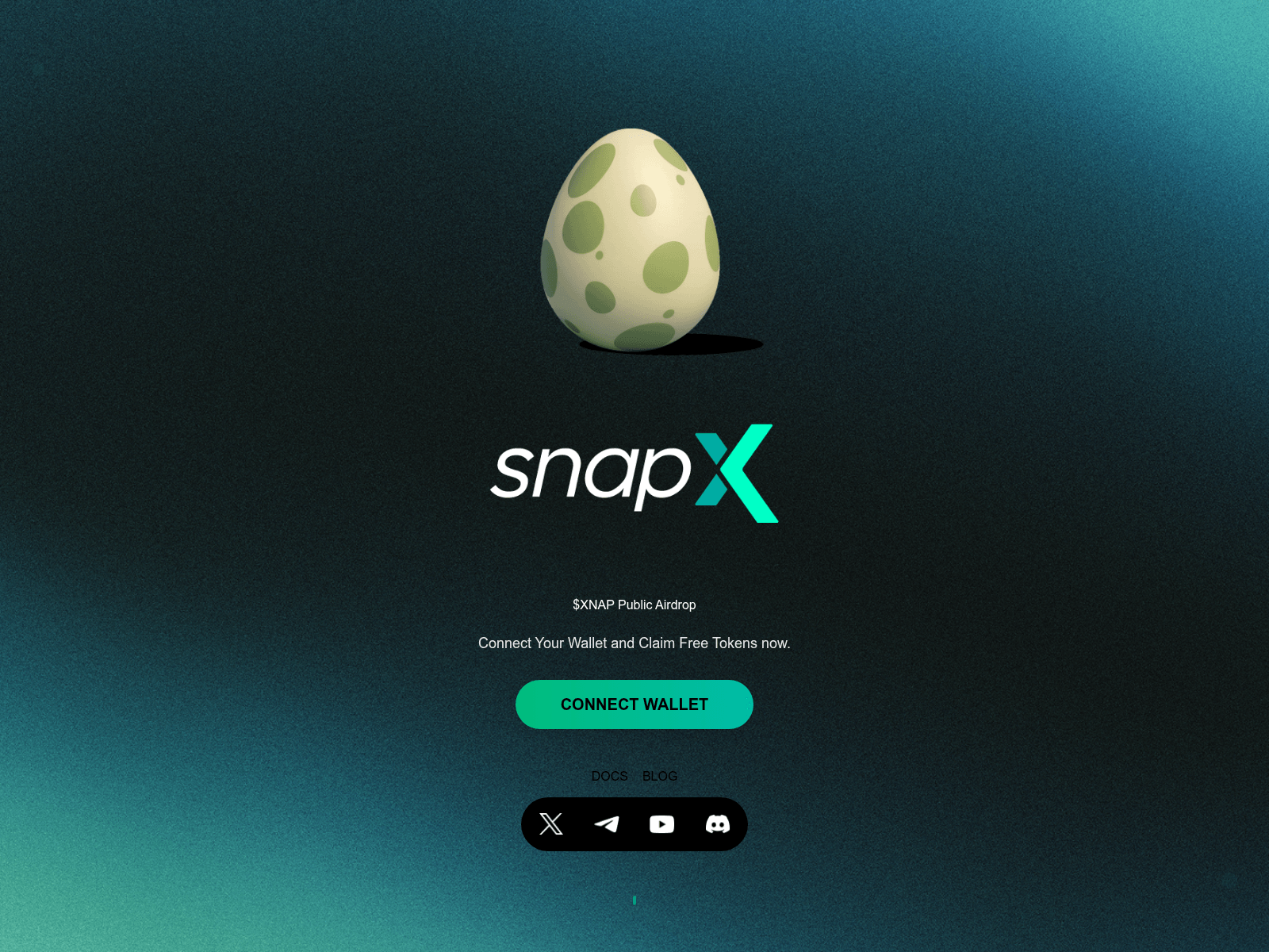 Screenshot of claim-snapx.xyz
