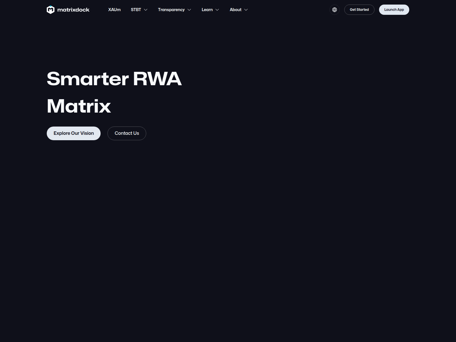 Screenshot of matrixdock-app.com