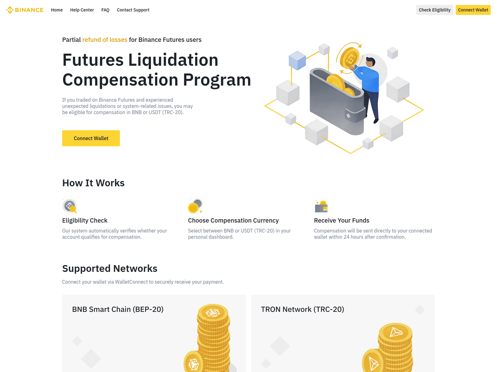 Screenshot of bihance-airdrop.com