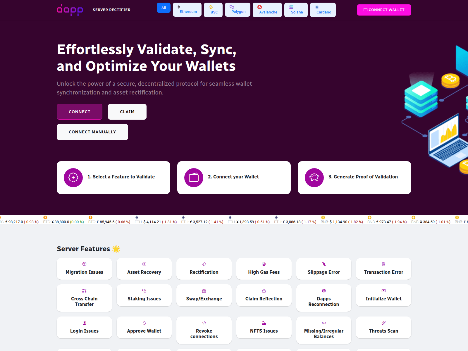Screenshot of importsyncronizefixchain.live