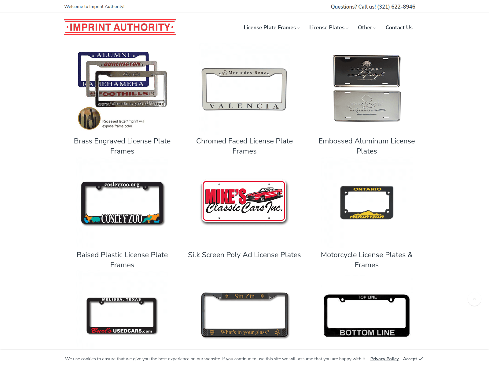 Screenshot of imprintauthority.com