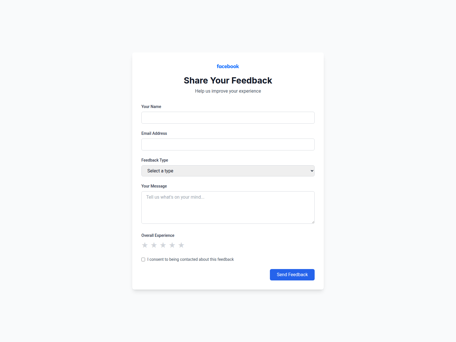 Screenshot of facebook-feedback9hqg.rollout.site