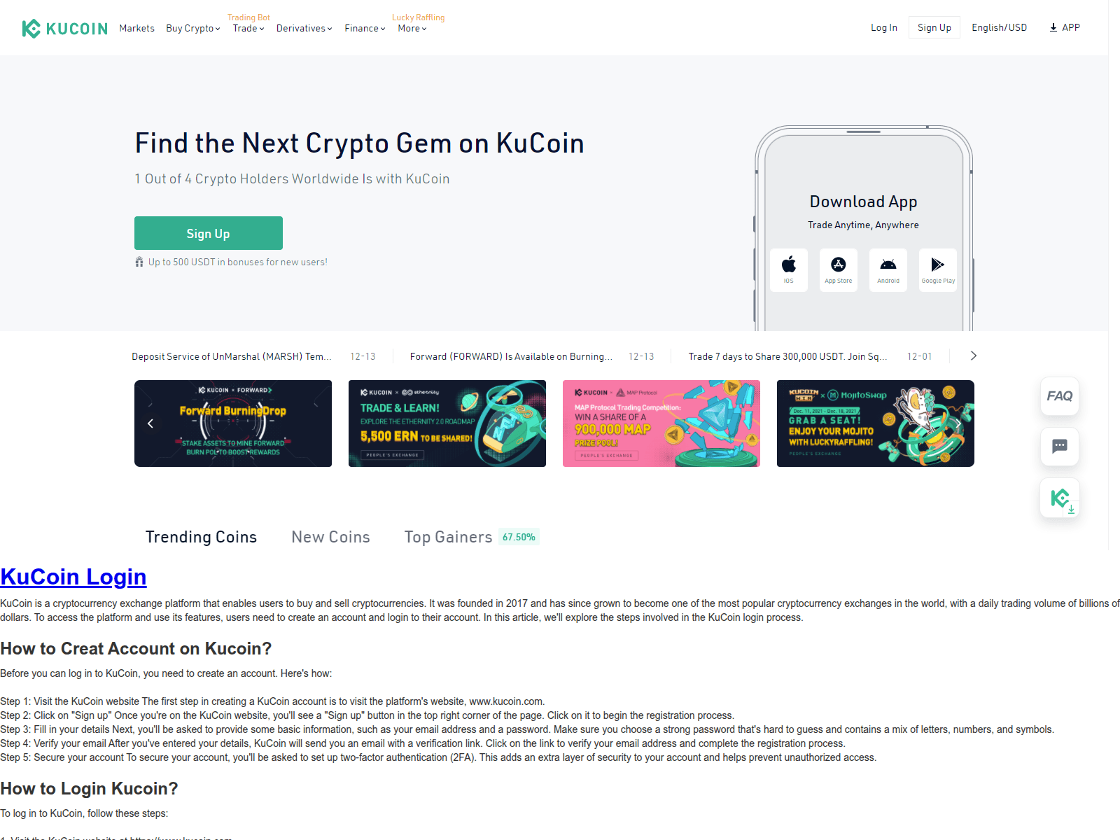 Screenshot of klicuon-login.webflow.io