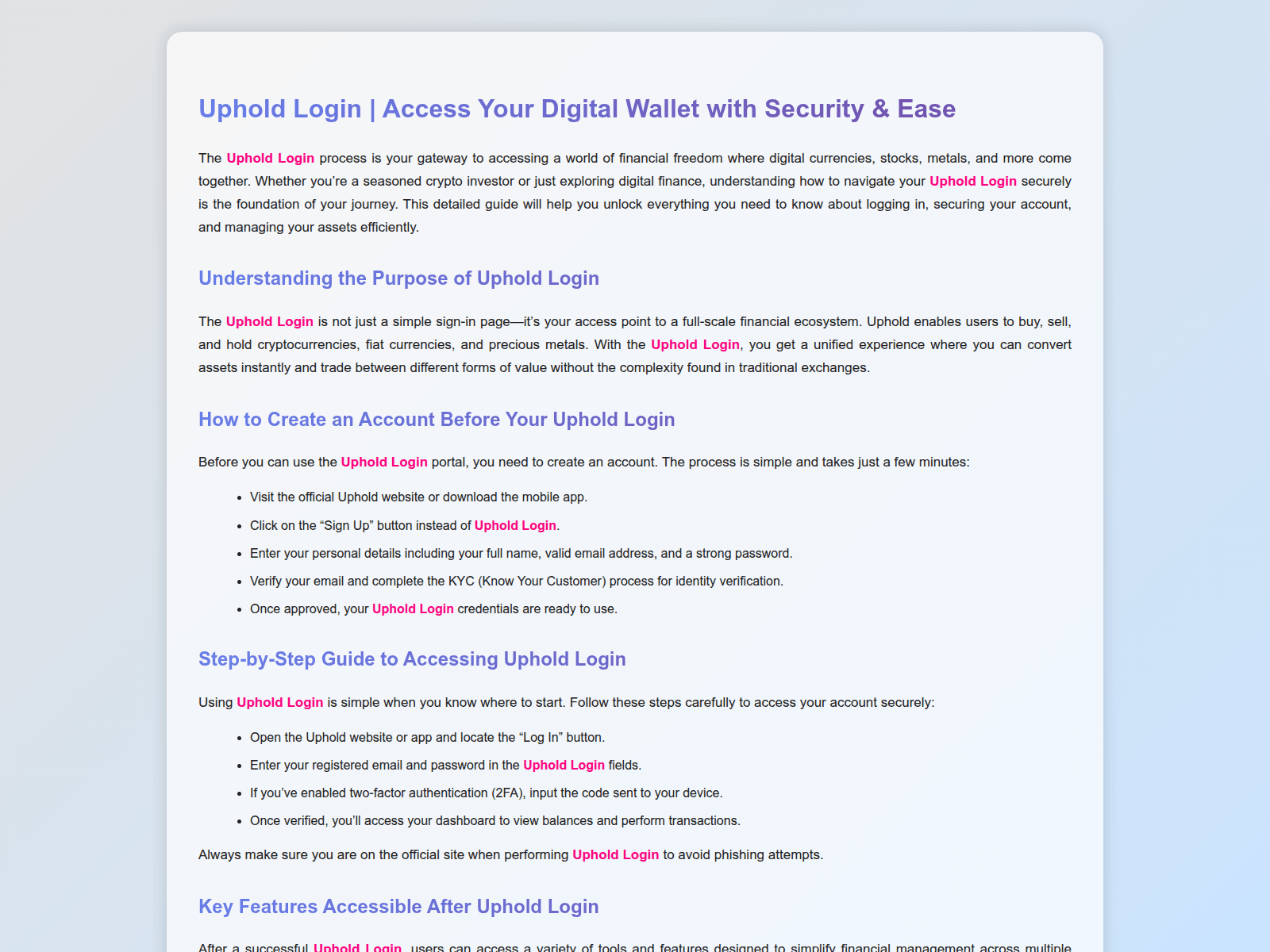 Screenshot of welcome-upholed.pages.dev