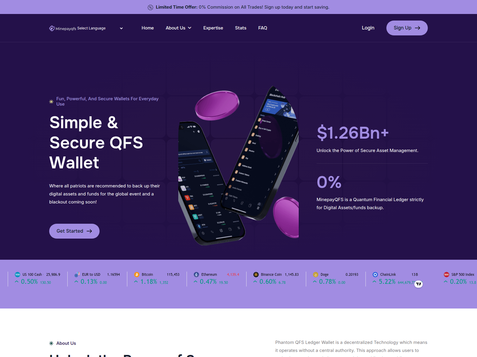 Screenshot of minepayqfs.com